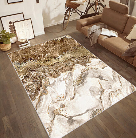 Dijital Baskı Yıkanabilir Kaymaz Taban Salon Halısı Ve Yolluk LNA0448