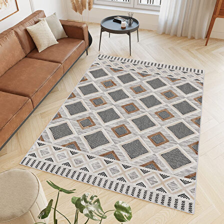 Dijital Baskı Yıkanabilir Kaymaz Taban Salon Halısı Ve Yolluk LNA0480