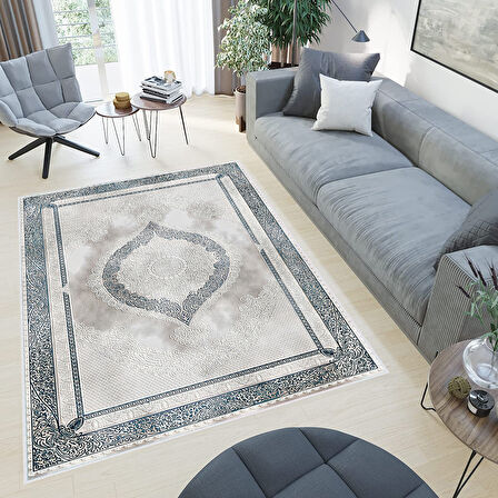 Dijital Baskı Yıkanabilir Kaymaz Taban Salon Halısı Ve Yolluk LNA0485