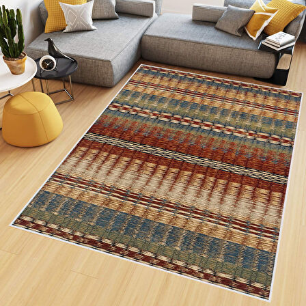 Dijital Baskı Yıkanabilir Kaymaz Taban Salon Halısı Ve Yolluk LNA0506