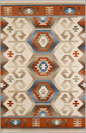 Dijital Baskı Yıkanabilir Kaymaz Taban Salon Halısı Ve Yolluk LNA0507