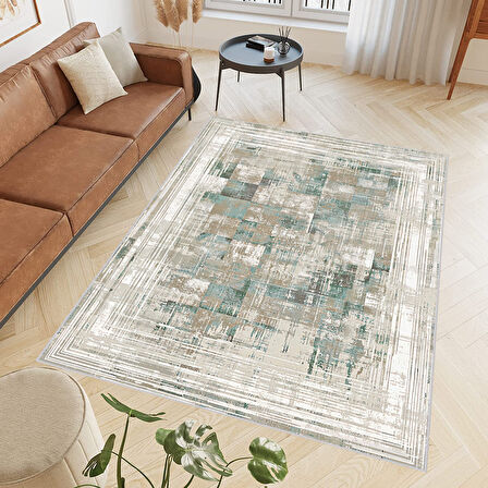 Dijital Baskı Yıkanabilir Kaymaz Taban Salon Halısı Ve Yolluk LNA0525
