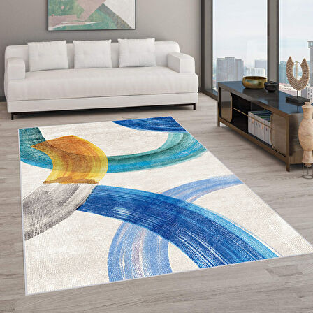 Dijital Baskı Yıkanabilir Kaymaz Taban Salon Halısı Ve Yolluk LNA0589