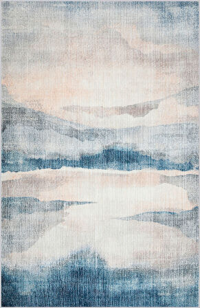 Dijital Baskı Yıkanabilir Kaymaz Taban Salon Halısı Ve Yolluk LNA0590