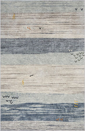 Dijital Baskı Yıkanabilir Kaymaz Taban Salon Halısı Ve Yolluk LNA0605