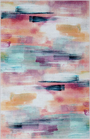 Dijital Baskı Yıkanabilir Kaymaz Taban Salon Halısı Ve Yolluk LNA0607