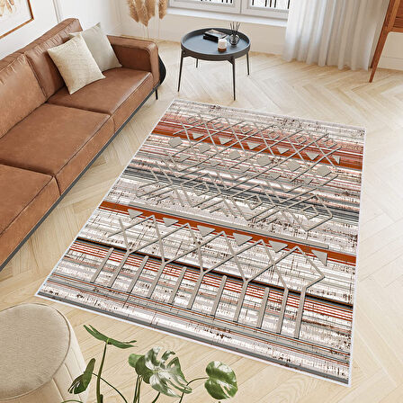 Dijital Baskı Yıkanabilir Kaymaz Taban Salon Halısı Ve Yolluk LNA0614