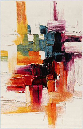 Dijital Baskı Yıkanabilir Kaymaz Taban Salon Halısı Ve Yolluk LNA0627