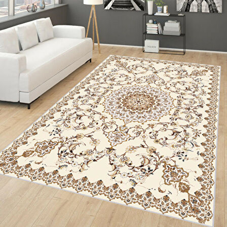 Dijital Baskı Yıkanabilir Kaymaz Taban Salon Halısı Ve Yolluk LNA0639