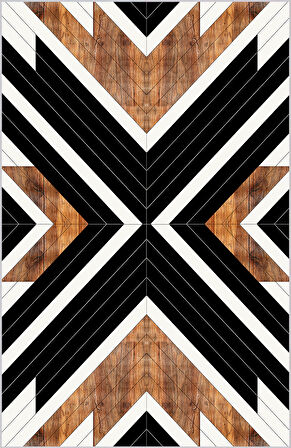 Dijital Baskı Yıkanabilir Kaymaz Taban Salon Halısı Ve Yolluk LNA0644