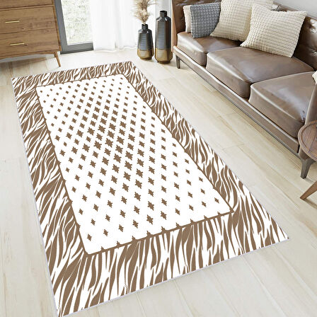 Dijital Baskı Yıkanabilir Kaymaz Taban Salon Halısı Ve Yolluk LNA0647