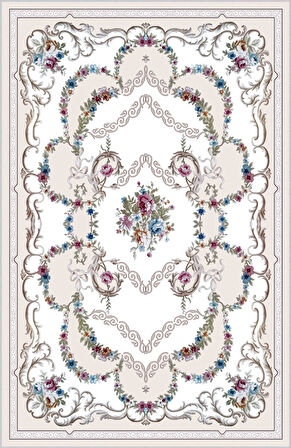 Dijital Baskı Yıkanabilir Kaymaz Taban Salon Halısı Ve Yolluk LNA0653