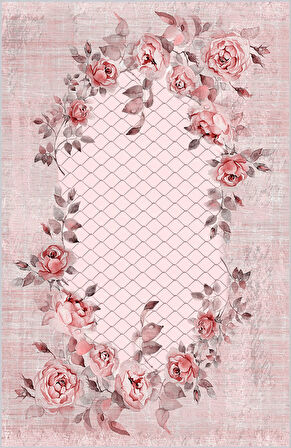 Dijital Baskı Yıkanabilir Kaymaz Taban Salon Halısı Ve Yolluk LNA0654