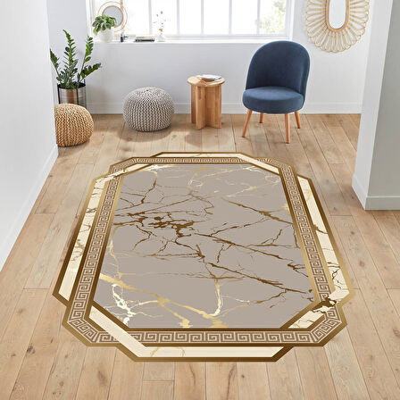 Dijital Baskı Yıkanabilir Kaymaz Taban Salon Halısı Ve Yolluk LNA0665-SD706