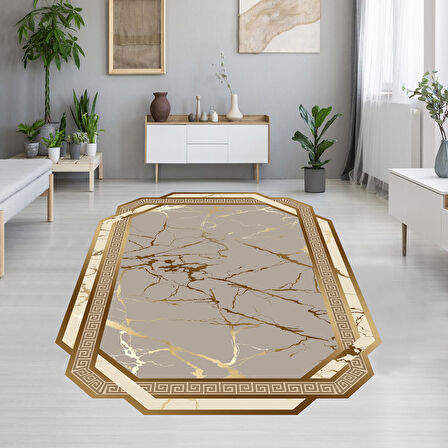 Dijital Baskı Yıkanabilir Kaymaz Taban Salon Halısı Ve Yolluk LNA0665-SD706