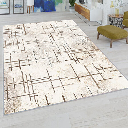 Eliana Home Dijital Baskı Yıkanabilir Kaymaz Taban Salon Halısı Ve Yolluk   LNA0692