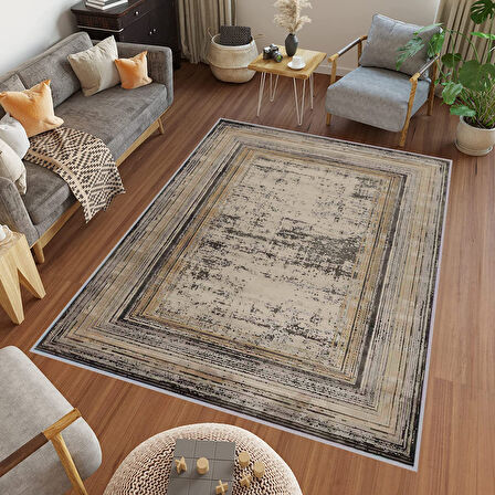 Eliana Home Dijital Baskı Yıkanabilir Kaymaz Taban Salon Halısı Ve Yolluk   LNA0714