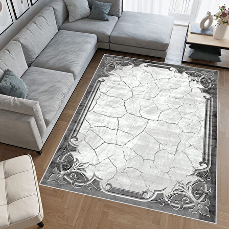 Eliana Home Dijital Baskı Yıkanabilir Kaymaz Taban Salon Halısı Ve Yolluk   LNA0734