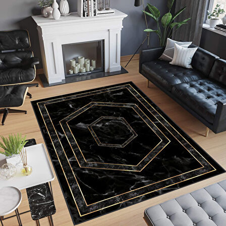 Eliana Home Dijital Baskı Yıkanabilir Kaymaz Taban Salon Halısı Ve Yolluk   LNA0736