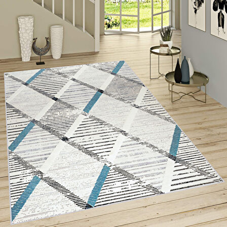 Eliana Home Dijital Baskı Yıkanabilir Kaymaz Taban Salon Halısı Ve Yolluk  LNA0737