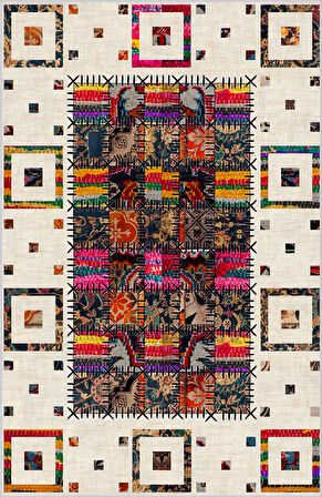 Eliana Home Dijital Baskı Yıkanabilir Kaymaz Taban Salon Halısı Ve Yolluk  LNA0741