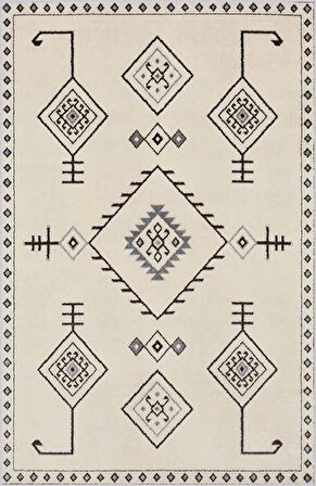 Eliana Home Dijital Baskı Yıkanabilir Kaymaz Taban Salon Halısı Ve Yolluk  LNA0742