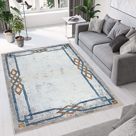 Eliana Home Dijital Baskı Yıkanabilir Kaymaz Taban Salon Halısı Ve Yolluk  LNA0755