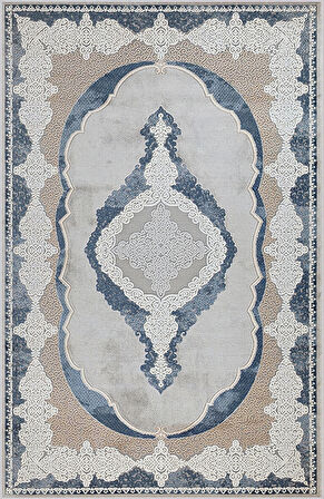 Eliana Home Dijital Baskı Yıkanabilir Kaymaz Taban Salon Halısı Ve Yolluk  LNA0764