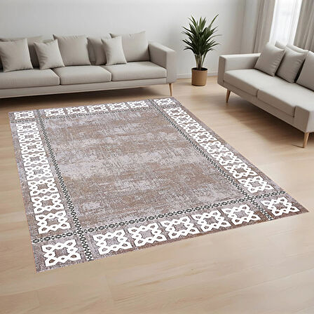 Eliana Home Dijital Baskı Yıkanabilir Kaymaz Taban Salon Halısı Ve Yolluk LNA0819-FNL29