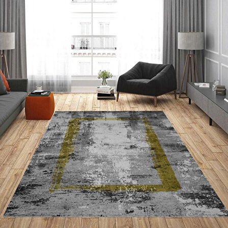 Eliana Home Dijital Baskı Yıkanabilir Kaymaz Taban Salon Halısı Ve Yolluk LNA0827-FNL37