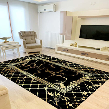 Eliana Home Dijital Baskı Yıkanabilir Kaymaz Taban Salon Halısı Ve Yolluk LNA0864-FNL74