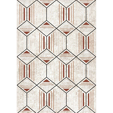 Eliana Home Dijital Baskı Yıkanabilir Kaymaz Taban Salon Halısı Ve Yolluk LNA0874-FNL84