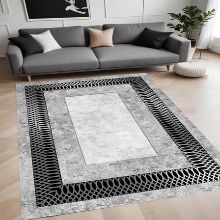 Eliana Home Dijital Baskı Yıkanabilir Kaymaz Taban Salon Halısı Ve Yolluk LNA0880-FNL92