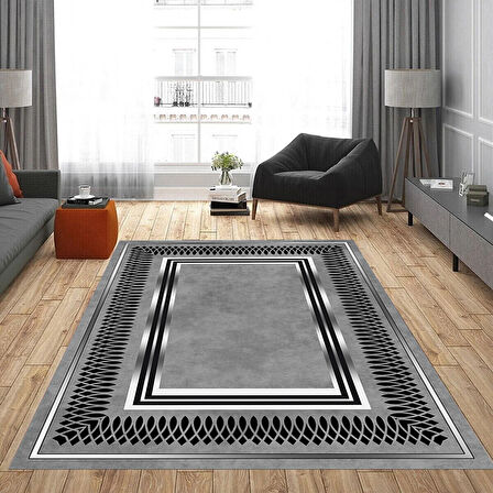 Eliana Home Dijital Baskı Yıkanabilir Kaymaz Taban Salon Halısı Ve Yolluk LNA0890-FNL106