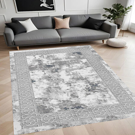 Eliana Home Dijital Baskı Yıkanabilir Kaymaz Taban Salon Halısı Ve Yolluk LNA0970-FNL219