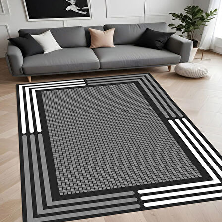 Eliana Home Dijital Baskı Yıkanabilir Kaymaz Taban Salon Halısı Ve Yolluk LNA0990-FNL240