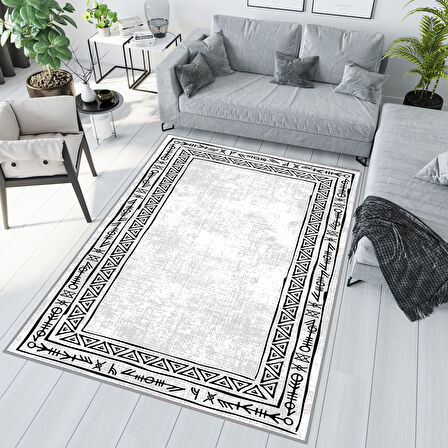 Dijital Baskı Yıkanabilir Kaymaz Taban Salon Halısı Ve Yolluk LNA1001