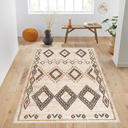 Dijital Baskı Yıkanabilir Kaymaz Taban Salon Halısı Ve Yolluk LNA1010