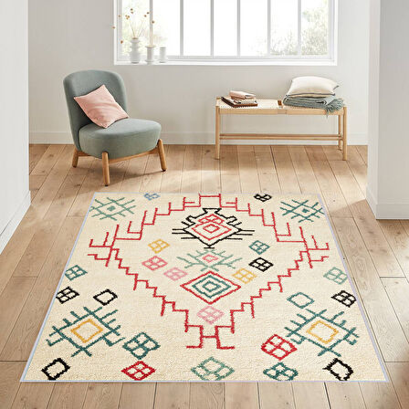 Dijital Baskı Yıkanabilir Kaymaz Taban Salon Halısı Ve Yolluk LNA1018