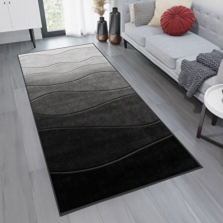 Dijital Baskı Yıkanabilir Kaymaz Taban Salon Halısı Ve Yolluk LNA1072