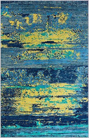 Dijital Baskı Yıkanabilir Kaymaz Taban Salon Halısı Ve Yolluk LNA1078