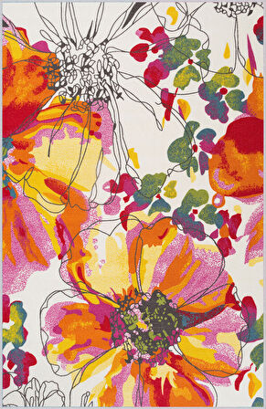 Dijital Baskı Yıkanabilir Kaymaz Taban Salon Halısı Ve Yolluk LNA1100