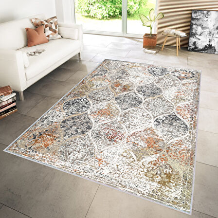 Eliana Home Dijital Baskı Yıkanabilir Kaymaz Taban Salon Halısı Ve Yolluk LNA1115