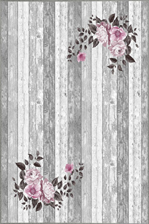 Dijital Baskı Yıkanabilir Kaymaz Taban Salon Halısı Ve Yolluk LNA1117