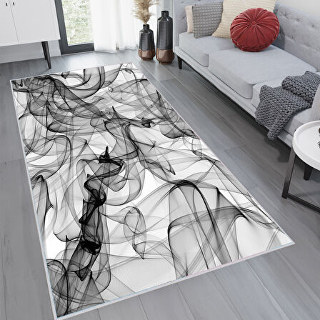 Eliana Home Dijital Baskı Yıkanabilir Kaymaz Taban Salon Halısı Ve Yolluk LNA1124
