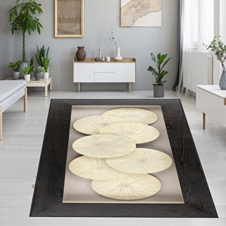 Dijital Baskı Yıkanabilir Kaymaz Taban Salon Halısı Ve Yolluk LNA1137