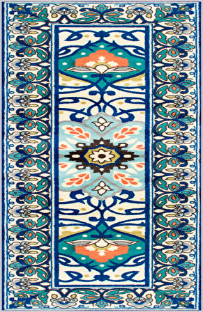 Dijital Baskı Yıkanabilir Kaymaz Taban Salon Halısı Ve Yolluk LNA1163