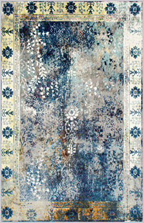 Dijital Baskı Yıkanabilir Kaymaz Taban Salon Halısı Ve Yolluk LNA1164