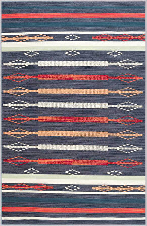 Dijital Baskı Yıkanabilir Kaymaz Taban Salon Halısı Ve Yolluk LNA1182