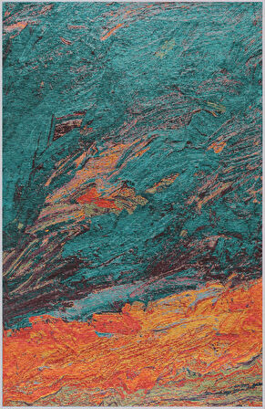 Dijital Baskı Yıkanabilir Kaymaz Taban Salon Halısı Ve Yolluk LNA1201